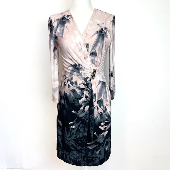 Dresses & Skirts - Calvin Klein Faux Wrap Dress size 6